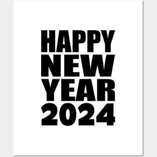 Happy new year 2024 Posters and Art